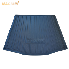 Thảm lót cốp chuẩn phom xe ô tô  Ford Focus sedan qd 2012-2018 nhãn hiệu Macsim chất liệu TPV cao cấp màu đen