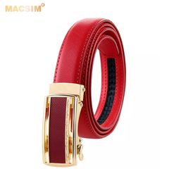 Thắt lưng nữ da thật cao cấp nhãn hiệu Macsim ts006