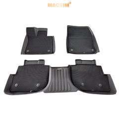 Thảm sd1 2 lớp dạng lưới lục giác Vinfast VF8 2023+ bề mặt cao su siêu sạch nhãn hiệu Macsim