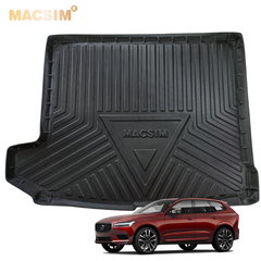 Thảm lót cốp xe ô tô  Volvo Xc60 2018 - 2022 nhãn hiệu Macsim chất liệu TPV cao cấp màu đen