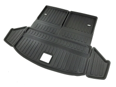 Thảm lót cốp xe ô tô New MAZDA CX8  nhãn hiệu Macsim chất liệu TPV cao cấp màu đen, màu be (04)