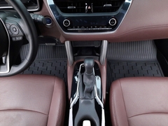 Thảm lót sàn xe ô tô Toyota cross  Nhãn hiệu Macsim 3W chất liệu nhựa TPE đúc khuôn cao cấp - màu đen