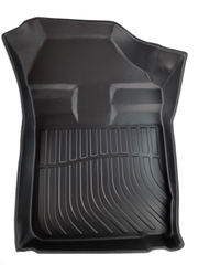 Thảm lót sàn xe ô tô Toyota Wigo 2017-2020 Nhãn hiệu Macsim chất liệu nhựa TPE cao cấp màu đen