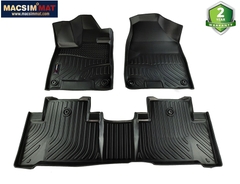 Thảm sd lót sàn xe ô tô Acura MDX 2014- nay Nhãn hiệu Macsim chất liệu nhựa TPE cao cấp màu đen