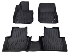Thảm lót sàn xe ô tô Mazda CX3 Nhãn hiệu Macsim đen nhám chất liệu nhựa TPV cao cấp  (FDW-114) - 2 hàng ghế