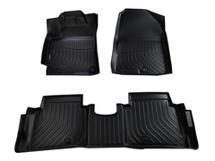 Thảm lót sàn xe ô tô Hyundai Elantra/ avante 2016 - nay  Nhãn hiệu Macsim chất liệu nhựa TPE cao cấp màu đen