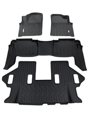 Thảm lót sàn xe ô tô Infiniti QX80 Nhãn hiệu Macsim chất liệu nhựa TPV cao cấp màu đen
