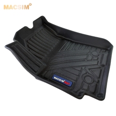 Thảm lót sàn xe ô tô qd Hyundai Creta qd 2020 - nay  Nhãn hiệu Macsim chất liệu nhựa TPV cao cấp màu đen