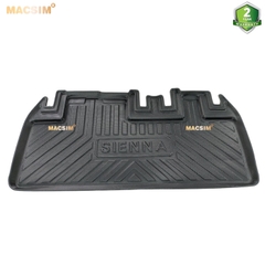 Thảm lót cốp Toyota Sienna 2014-2020 Macsim- TPV Chống Nước, Bền Đẹp, Chuẩn Form Zin (mã 06)