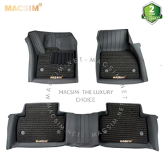 Thảm lót  sàn 2 lớp xe ô tô LANDROVER EVOQUE 2020+ Nhãn hiệu Macsim 3W chất liệu nhựa TPE đúc khuôn cao cấp - màu đen