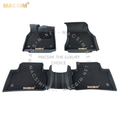Thảm lót sàn ô tô 2 lớp cao cấp dành cho xe Audi Q5 2018+ nhãn hiệu Macsim 3w chất liệu TPE