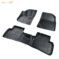 Thảm lót sàn xe ô tô Hyundai Creta  Nhãn hiệu Macsim chất liệu nhựa TPV cao cấp màu đen