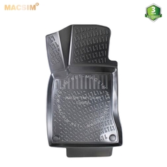 Thảm lót sàn ô tô nhựa TPU Silicon Mercedes CLA 2013-2019 first generation (C117) Nhãn hiệu Macsim