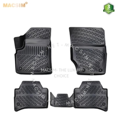 Thảm lót sàn ô tô nhựa TPU Silicon Porsche Cayenne first generation 2003-2010 Nhãn hiệu Macsim