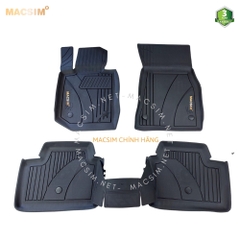 Thảm lót sàn ô tô nhựa TPE Silicon G26 Gran Coupe BMW 4 Series 2021+ Black Nhãn hiệu Macsim