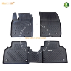 Thảm lót sàn ô tô nhựa TPE Silicon Ford Tourneo Courier 2014+ Black Nhãn hiệu Macsim
