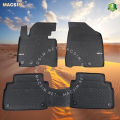 Thảm lót sàn ô tô nhựa TPE Silicon hyundai sportage 2010- 2015 Black Nhãn hiệu Macsim