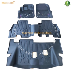 Thảm lót sàn xe ô tô Isuzu MUX 2021+(sd) Nhãn hiệu Macsim chất liệu nhựa TPV cao cấp màu đen