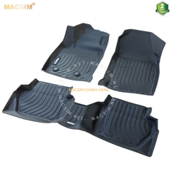 Thảm lót sàn xe ô tô Ford Fiesta 2011-2013 (sd) Nhãn hiệu Macsim chất liệu nhựa TPE cao cấp