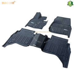 Thảm lót sàn xe ô tô LANDROVER RANGE ROVER SPORT 2023 new nhãn hiệu Macsim 3W - chất liệu nhựa TPE đúc khuôn cao cấp - màu đen