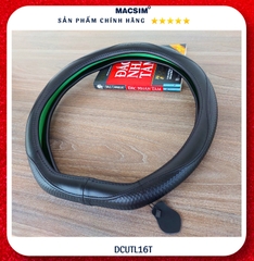 Bọc vô lăng ô tô Macsim da thật lõi silicon mã DCUT L16T