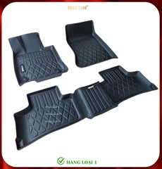 Thảm lót sàn xe ô tô Mercedes GLC 2023+ (sd) Nhãn hiệu Macsim chất liệu nhựa TPE cao cấp màu đen