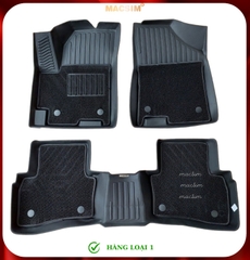 Thảm lót sàn ô tô 2 lớp cao cấp dành cho xe Hyundai Creta bản tiêu chuẩn (sd2) nhãn hiệu Macsim chất liệu TPE màu đen