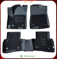 Thảm lót sàn ô tô 2 lớp cao cấp dành cho xe Hyundai Creta bản tiêu chuẩn (sd) nhãn hiệu Macsim chất liệu TPE màu đen