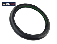 Bọc Vô Lăng Ô Tô Subaru WRX MACSIM – L632 tròn – Da thật màu đen. lõi silicon