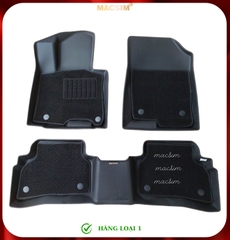 Thảm lót sàn 2 lớp cao cấp dành cho xe Hyundai Tucson 2016-2021 (sd2) nhãn hiệu Macsim chất liệu TPE màu đen