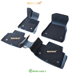 Thảm lót sàn ô tô 2 lớp cao cấp dành cho xe BMW 3 Series New 320i/ 330i 2019+ nhãn hiệu Macsim 3w chất liệu TPE
