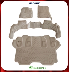 Thảm  lót sàn ô tô xe Toyota Land cruiser LC300 2022+ (sd) nhãn hiệu Macsim - chất liệu tpe cao cấp màu be
