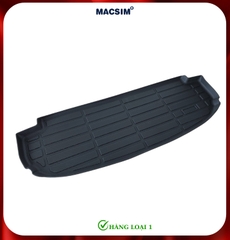 Thảm lót cốp xe ô tô Hyundai Custin Nhãn hiệu Macsim chất liệu nhựa TPE cao cấp màu đen