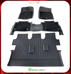 Thảm lót sàn ô tô 2 lớp cao cấp dành cho xe Toyota Land Cruiser 2010-2021 (sd2) nhãn hiệu Macsim chất liệu TPE màu đen