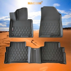 Thảm lót sàn sd1 trám xe ô tô Kia Sportage Nhãn hiệu Macsim chất liệu nhựa TPE cao cấp màu đen