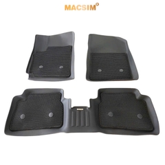 Thảm Lót Sàn Ô Tô Huyndai i10 (2014-2021) Macsim – 2 Lớp cao su đen, Chuẩn Phom, Sử dụng lâu dài (Mã 03)