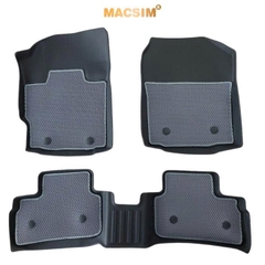 Thảm lót sàn ô tô Toyota yaris Cross 2023+  Macsim - cao su ghi, chuẩn phom, dễ vệ sinh (Mã 03)