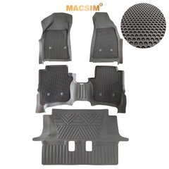 Thảm Lót Sàn Ô Tô Ford Everest 2005–2015 Macsim – 2 Lớp cao su, Chuẩn Phom, Dễ Vệ Sinh(Mã 03)