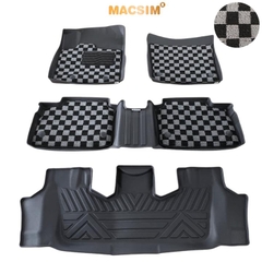 Thảm lót sàn ô tô  Toyota Avanza 2022+ Macsim – Ca rô, chuẩn phom, dễ vệ sinh (Mã 03)