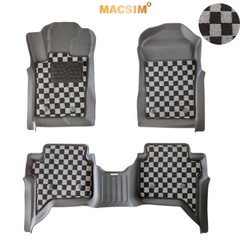 Thảm lót sàn ô tô  Ford Ranger 2023+ Macsim – Ca rô, chuẩn phom, Dễ Vệ Sinh (Mã 03)
