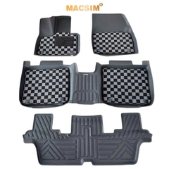 Thảm lót sàn ô tô  Vinfast VF9 Macsim – Ca rô, chuẩn phom, Sử dụng lâu dài (Mã 03)