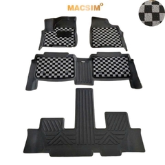 Thảm lót sàn ô tô Huyndai Custin Macsim – Ca rô, chuẩn phom, Dễ Vệ Sinh (Mã 03)