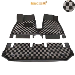  Thảm lót sàn ô tô Vinfast VF3 Macsim – Ca rô, chuẩn phom, Sử dụng lâu dài (Mã 03)