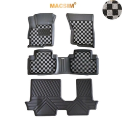 Thảm lót sàn ô tô Mitsubishi Outlander 2014-2022 Macsim – Ca rô, chuẩn phom, Dễ Vệ Sinh (Mã 03)