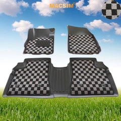 Thảm lót sàn ô tô Mitsubishi Xforce  Macsim – Ca rô, chuẩn phom, dễ vệ sinh (Mã 03)