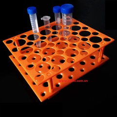 Giá đựng ống ly tâm 15-50 ml (cam)