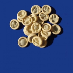 Bộ 5 túi Găng tay ngón (màu vàng) dùng cầm link kiện (túi 100g)