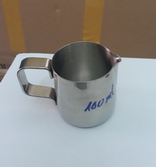 Ca inox 100ml, không vạch, không nắp