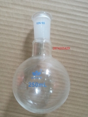 Bình cầu đáy tròn 250ml cổ nhám 24/40