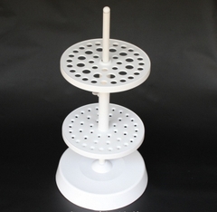 Giá pipet dạng xoay màu trắng